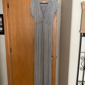 Silver maxi dress